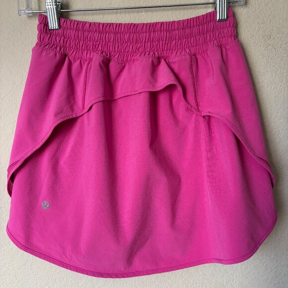 Lululemon Hotty Hot High-Rise Skirt Skort Sonic Pink Athletic - Picture 4 of 13